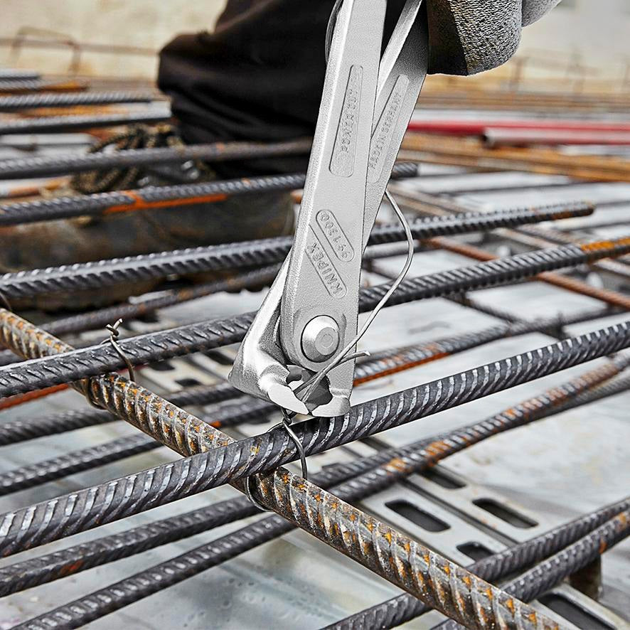 Kraftmonierzange 300 mm von KNIPEX – 25 % Kraftersparnis, glanzverzinkt