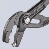 KNIPEX Federbandschellenzange 250 mm – Universelle Greifeinsätze, 25 Einstellungen, max. 70 mm