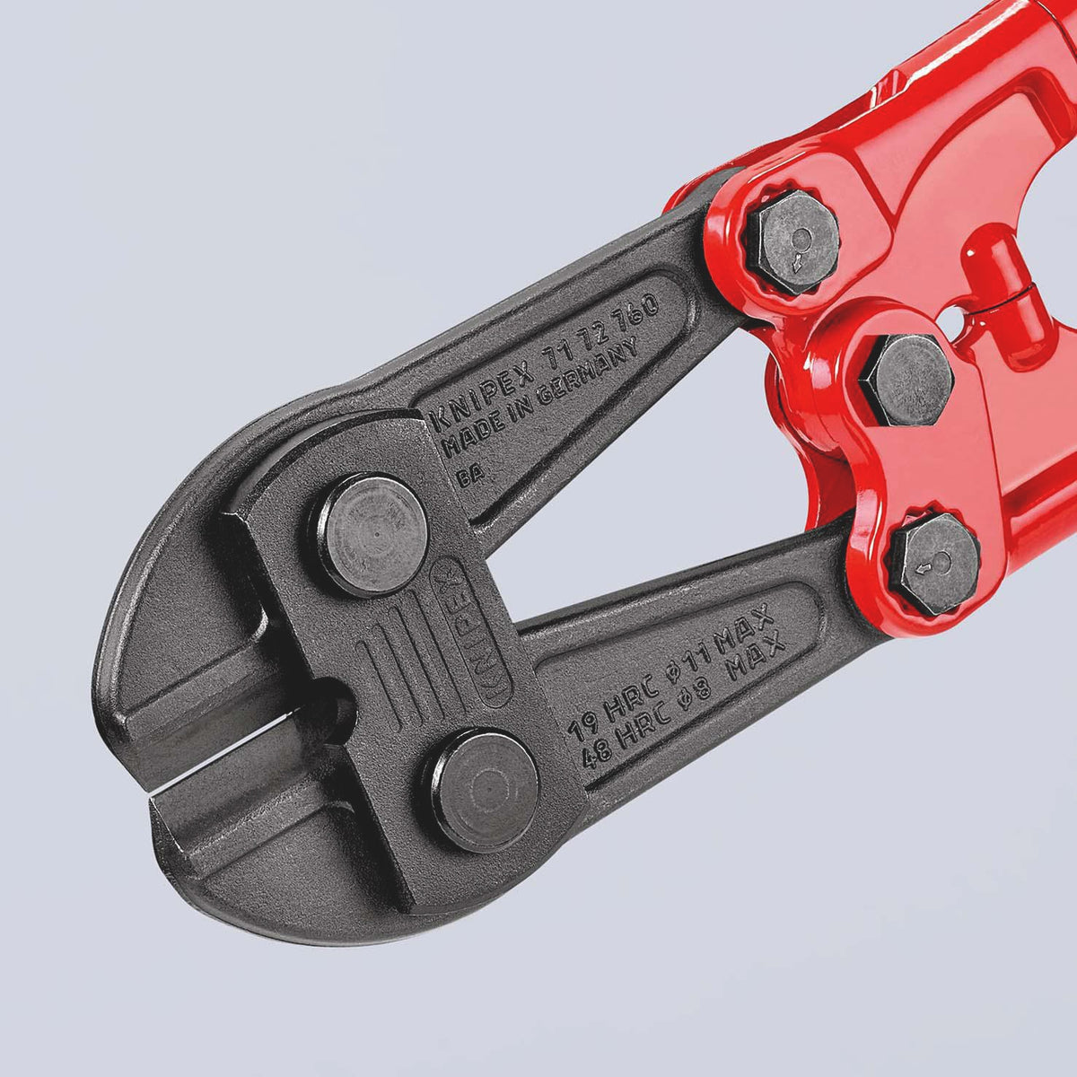 KNIPEX Bolzenschneider 460 mm mit Mehrkomponenten-Hüllen – für harten Draht bis 5 mm