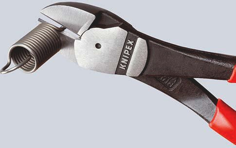 KNIPEX Kraftseitenschneider 140 mm Form 0 mit Mehrkomponenten-Hüllen – 20 % Kraftersparnis