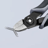 KNIPEX Präzisions-Elektronik-Seitenschneider 125 mm – ESD, induktiv gehärtete Schneiden, feinste Facette