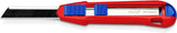 KNIPEX CutiX® Cuttermesser 18 mm Klingenbreite mit Klingenstabilisierung, Magnesiumgehäuse