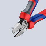 KNIPEX Seitenschneider 140 mm, polierter Kopf, Mehrkomponenten-Griffe, max. 1,8 mm