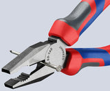 KNIPEX Kombizange 160 mm mit Comfort-Griff – polierter Kopf, induktiv gehärtete Schneiden