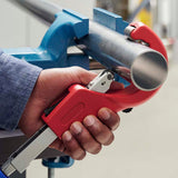 KNIPEX Rohrabschneider TubiX® 6-35 mm – QuickLock-Einhandschnellfixierung für Kupfer, Messing, Edelstahl