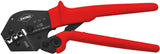 KNIPEX Crimpzange 250 mm – Für unisolierte Kabelschuhe und Verbinder, 2x6, 2x10, 2x16 mm²