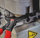 KNIPEX Cobra® Wasserpumpenzange 300 mm Quick Set – selbstklemmend, 30 Einstellpositionen, Spannweite 60 mm