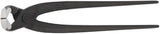 KNIPEX Monierzange 220 mm poliert schwarz atramentiert – Zum Verdrillen und Schneiden von Bindedraht
