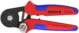 KNIPEX Aderendhülsenzange 180 mm selbsteinstellend 0,08–16 mm² – brünierter Kopf, Mehrkomponenten-Hüllen