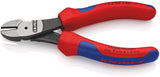 KNIPEX Kraftseitenschneider 140 mm, poliert, Form 0, Mehrkomponenten-Hüllen – 20 % Kraftersparnis