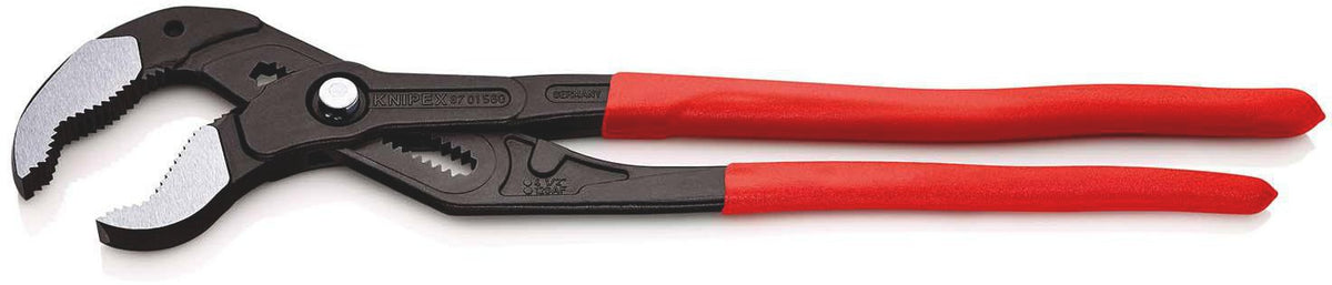 KNIPEX Cobra® Rohr- und Wasserpumpenzange 560 mm, Spannweite 120 mm, Kunststoffüberzug, poliert