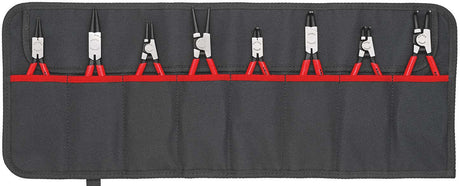 KNIPEX Sicherungsringzangensatz 8-teilig in Rolltasche 10-60 mm