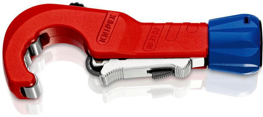 KNIPEX Rohrabschneider TubiX® 6-35 mm – QuickLock-Einhandschnellfixierung für Kupfer, Messing, Edelstahl