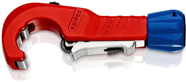 KNIPEX Rohrabschneider TubiX® 6-35 mm – QuickLock-Einhandschnellfixierung für Kupfer, Messing, Edelstahl