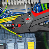 KNIPEX Automatikabisolierzange EvoStrip 200 mm für 0,03-10 mm² – selbsteinstellend, mit Drahtschneider
