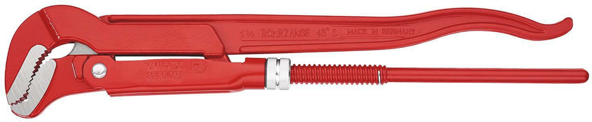 KNIPEX Rohrzange DIN 5234 S-Maul 245 mm Spannweite 0-35 mm für Rohre 1/2 Zoll