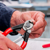KNIPEX Drahtseilschere 190 mm – für harte Drahtseile, Kabel und Rundstahl, poliert