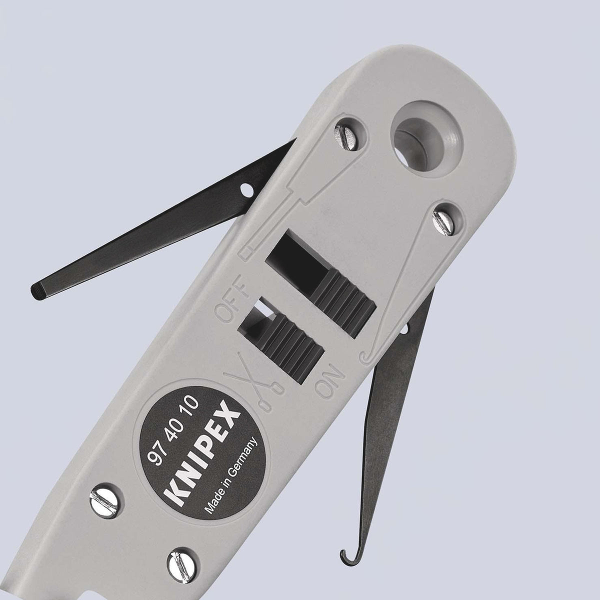 KNIPEX Anlegewerkzeug 175 mm für LSA Plus und baugleich Ø 0,4 - 0,8 mm
