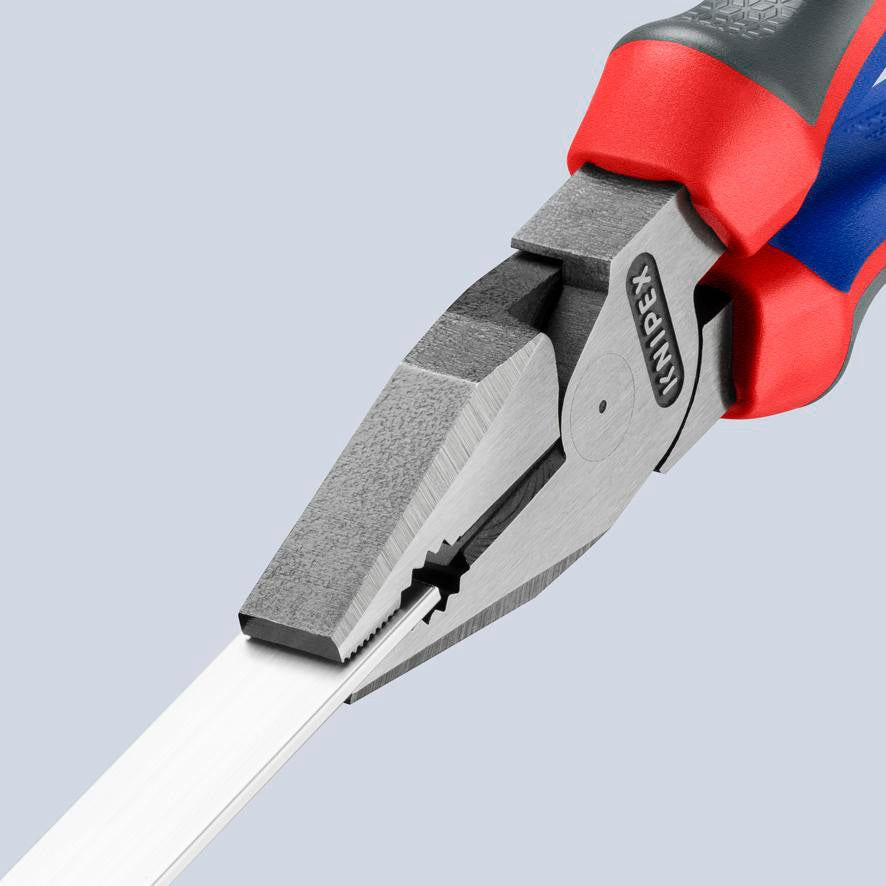 KNIPEX Kraftkombizange 180 mm mit Comfort-Griff – 35 % Kraftersparnis, poliert