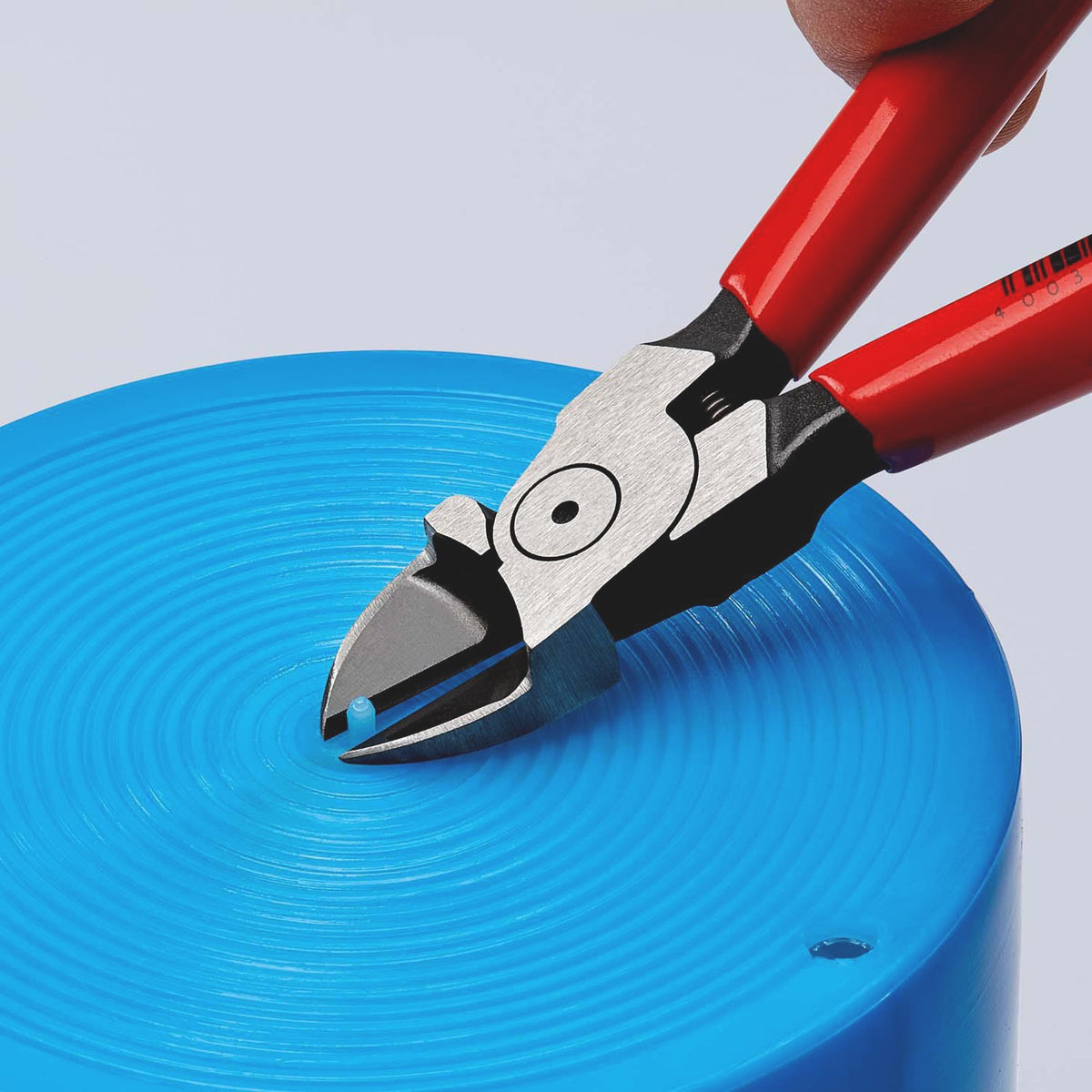KNIPEX Seitenschneider für Kunststoffe 180 mm mit Kunststoffüberzug und Öffnungsfeder