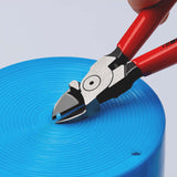 KNIPEX Seitenschneider für Kunststoffe 180 mm mit Kunststoffüberzug und Öffnungsfeder