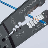 KNIPEX Crimpzange 240 mm für isolierte und unisolierte Kabelschuhe