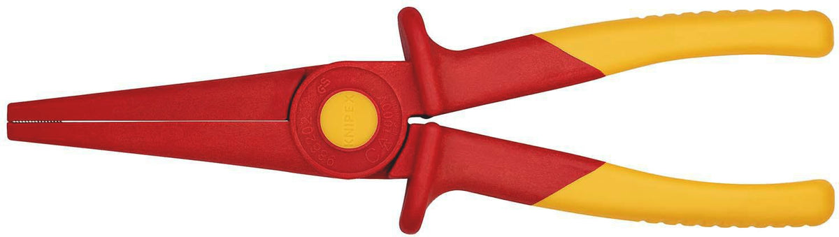KNIPEX Flachrundzange 220 mm – Glasfaserverstärkter Kunststoff, funkenfrei, VDE