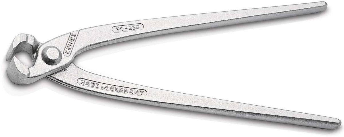 KNIPEX Monierzange 220 mm – Verdrillen und Schneiden von Bindedraht in einem Arbeitsgang