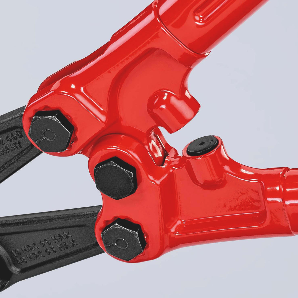 KNIPEX Bolzenschneider 460 mm mit Mehrkomponenten-Hüllen – für harten Draht bis 5 mm