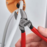 KNIPEX Seitenschneider 110 mm, polierter Kopf, Kunststoffüberzug – präziser Schnitt für feine Drähte