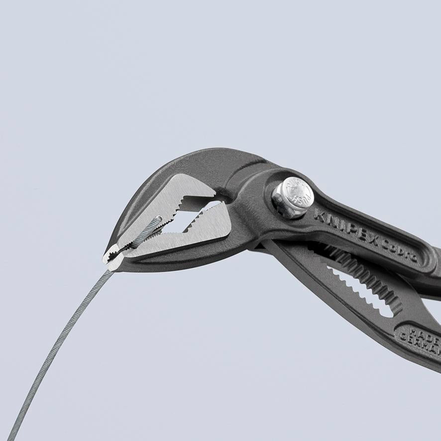 KNIPEX Cobra ES L Wasserpumpenzange 250 mm – Selbstklemmend, 25 Einstellpositionen