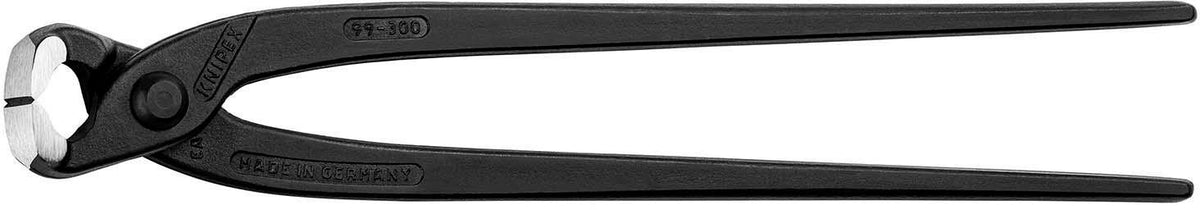 KNIPEX Monierzange 220 mm poliert schwarz atramentiert – Zum Verdrillen und Schneiden von Bindedraht