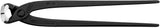 KNIPEX Monierzange 220 mm poliert schwarz atramentiert – Zum Verdrillen und Schneiden von Bindedraht