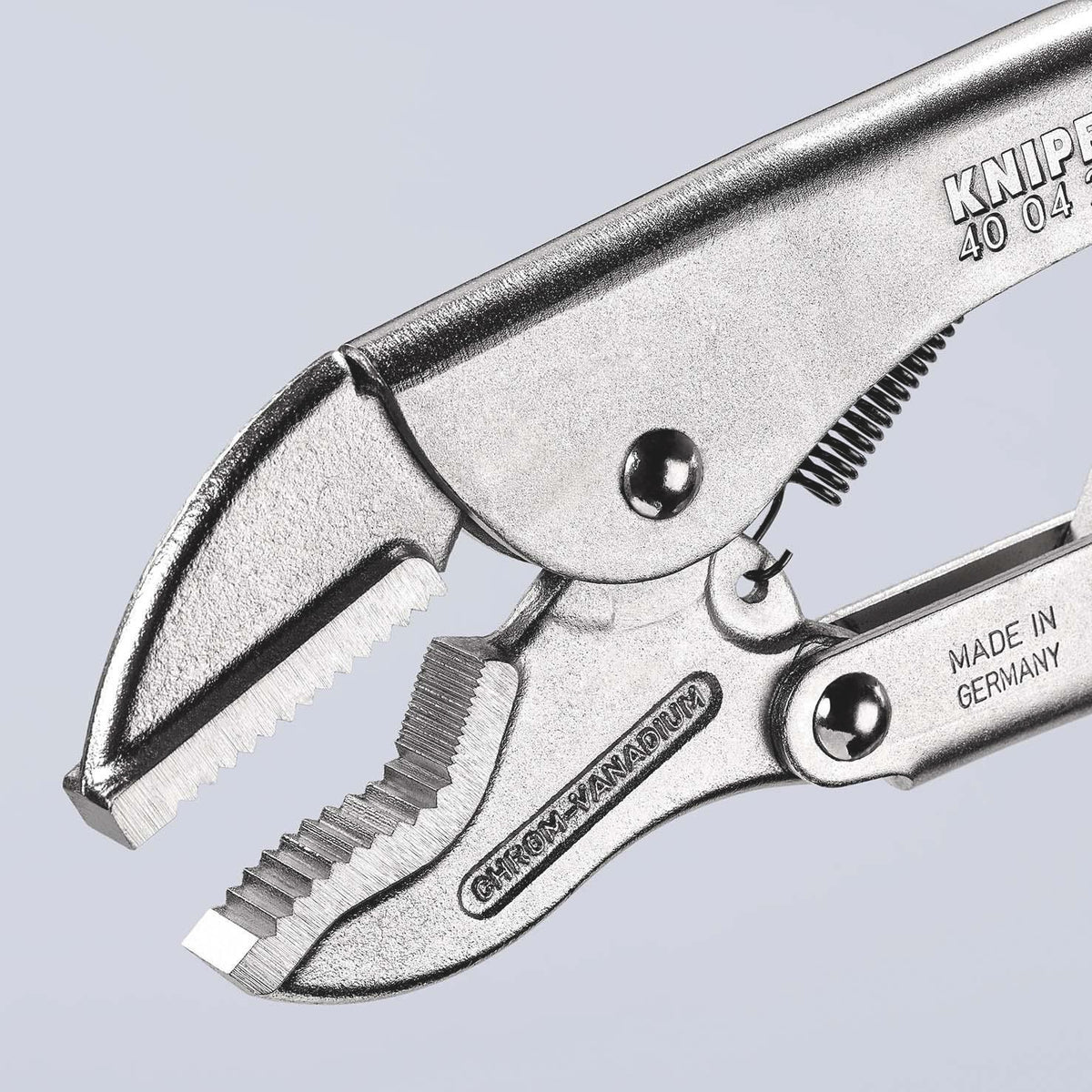 KNIPEX Universalgripzange 180 mm verzinkt – Hoher Spanndruck, Einhandbedienung
