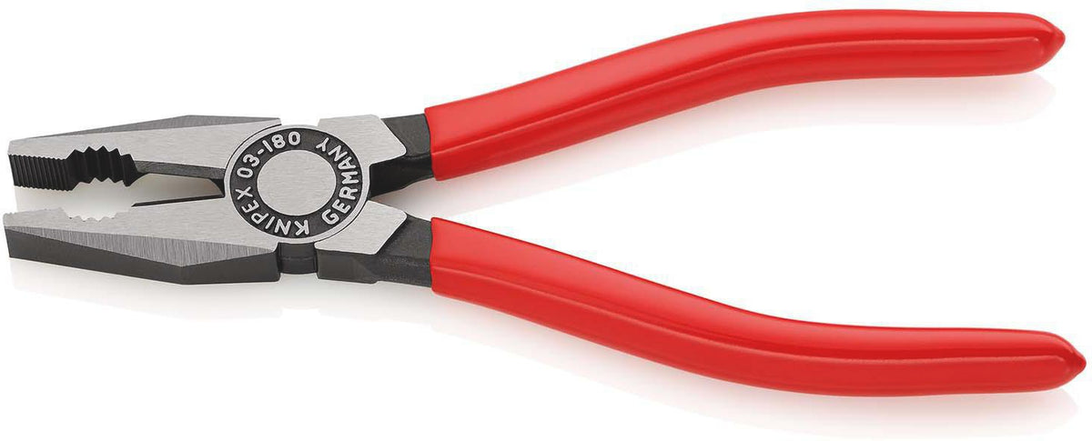KNIPEX Kombizange 140 mm poliert mit Kunststoffüberzug – präzise Schneiden für Flach- und Rundmaterial