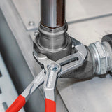 KNIPEX Cobra® Wasserpumpenzange 180 mm, Spannweite 36 mm, verchromt, Kunststoffüberzug