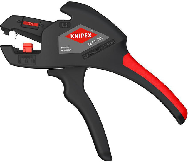 KNIPEX Automatikabisolierzange ComStrip 180 mm für 0,2-6 mm² – ohne Einstellung