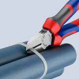 KNIPEX Seitenschneider 140 mm, polierter Kopf, Mehrkomponenten-Griffe, max. 1,8 mm