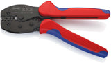 KNIPEX Crimpzange PreciForce® 220 mm für 0,5–6 mm² – Einhandbedienung, Präzisionsprofile