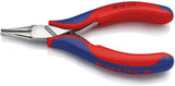 KNIPEX Elektronik-Greifzange 115 mm mit flachbreiten Backen und Kunststoffüberzug