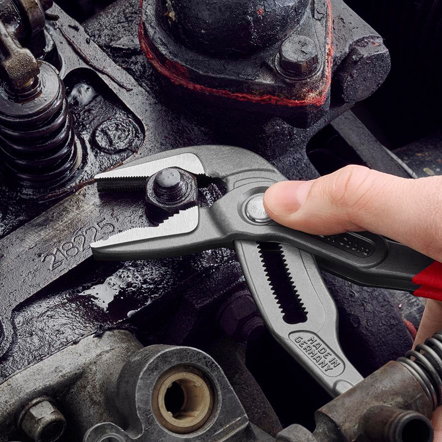 KNIPEX Cobra ES L Wasserpumpenzange 250 mm – Selbstklemmend, 25 Einstellpositionen