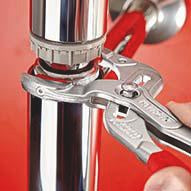 KNIPEX Syphon-/Connectorenzange L.250mm Spann-W.25-80mm schwarz atramentiert