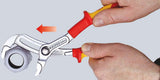 KNIPEX Wasserpumpenzange Cobra® 250 mm VDE-isoliert bis 1000 V – 24 Einstellpositionen, Spannweite 46 mm