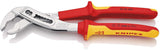 KNIPEX Wasserpumpenzange Alligator® 250 mm VDE-isoliert bis 1000 V, verchromt, 9-fach verstellbar