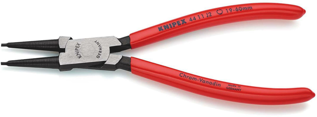 KNIPEX Sicherungsringzange J 0 für Bohrungen 8-13 mm, Kopf poliert, Kunststoffgriff