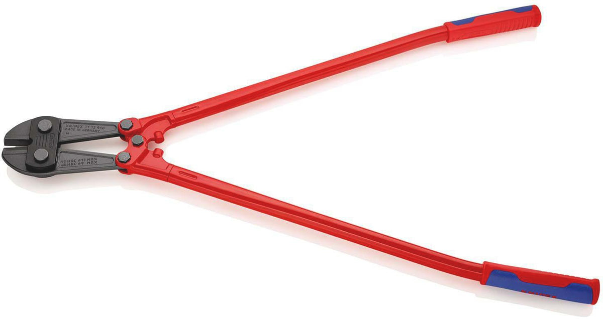 KNIPEX Bolzenschneider 460 mm mit Mehrkomponenten-Hüllen – für harten Draht bis 5 mm