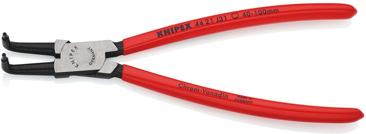 KNIPEX Sicherungsringzange J 01 für Innenringe in Bohrungen 8-13 mm, polierter Kopf