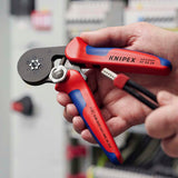 KNIPEX Aderendhülsenzange 180 mm selbsteinstellend 0,08–16 mm² – brünierter Kopf, Mehrkomponenten-Hüllen