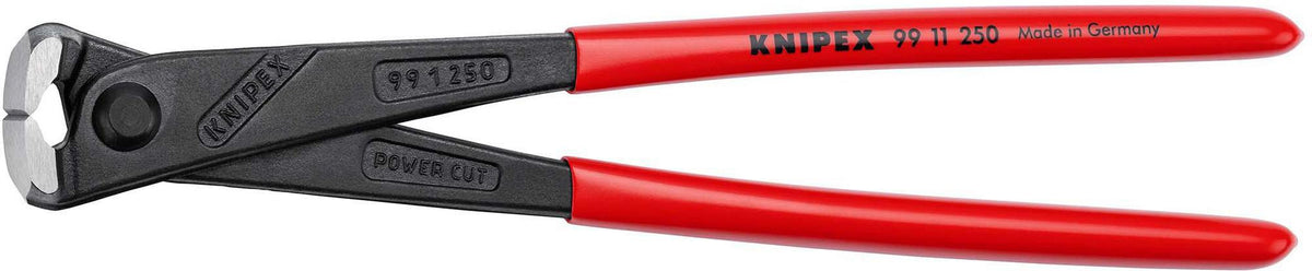 KNIPEX Kraftmonierzange 300 mm – 25 % Kraftersparnis, polierter Kopf, Kunststoffüberzug
