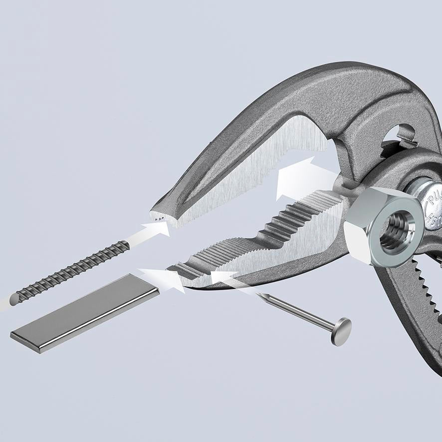 KNIPEX Cobra ES L Wasserpumpenzange 250 mm – Selbstklemmend, 25 Einstellpositionen